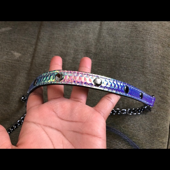 Rare NWOT Rebecca Minkoff Mac Hologram Iridescent - Picture 8 of 17